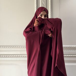 jilbab with skit and Frill sleeve