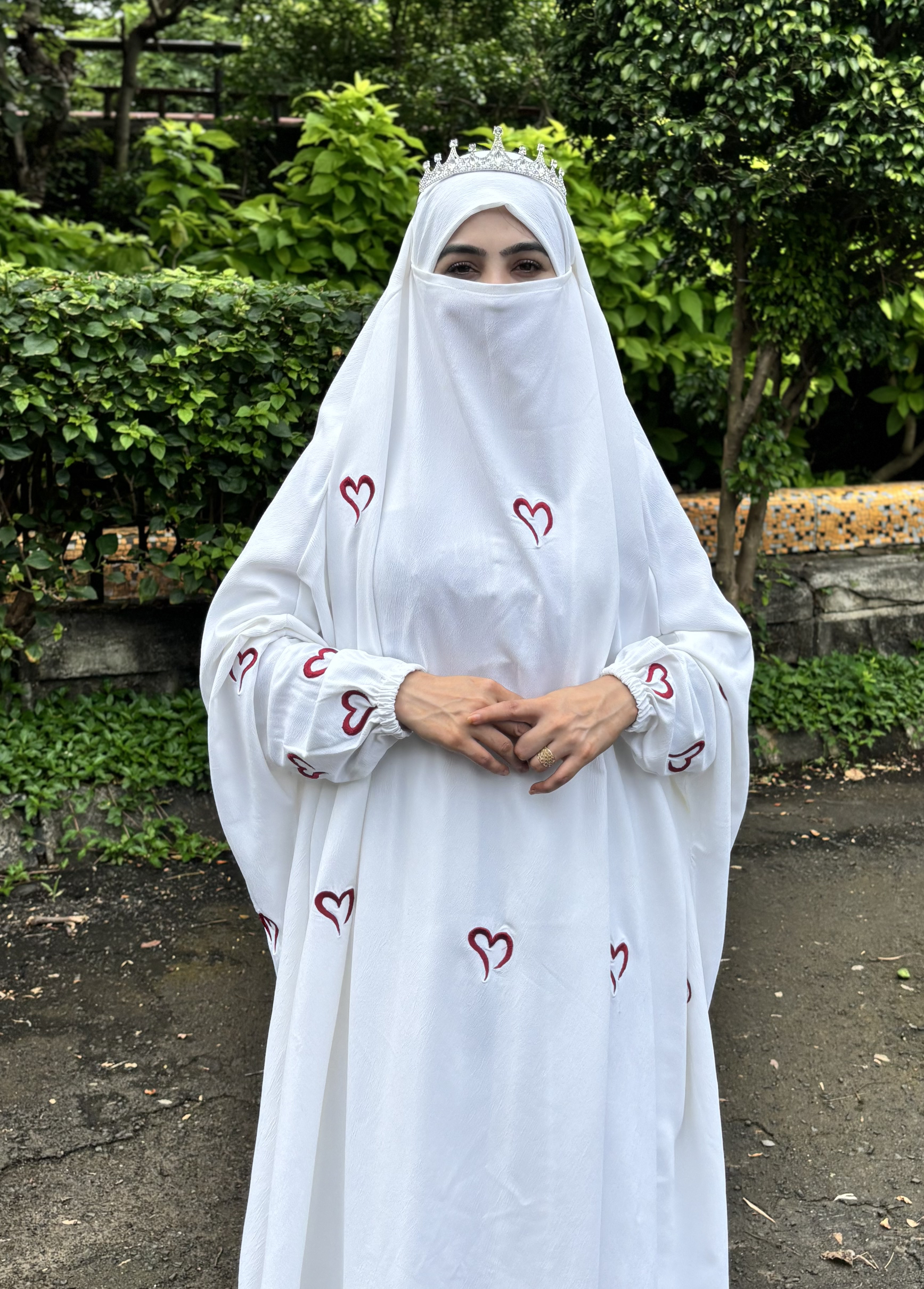 Qalb Shehwar Jilbab (White) - Image 3