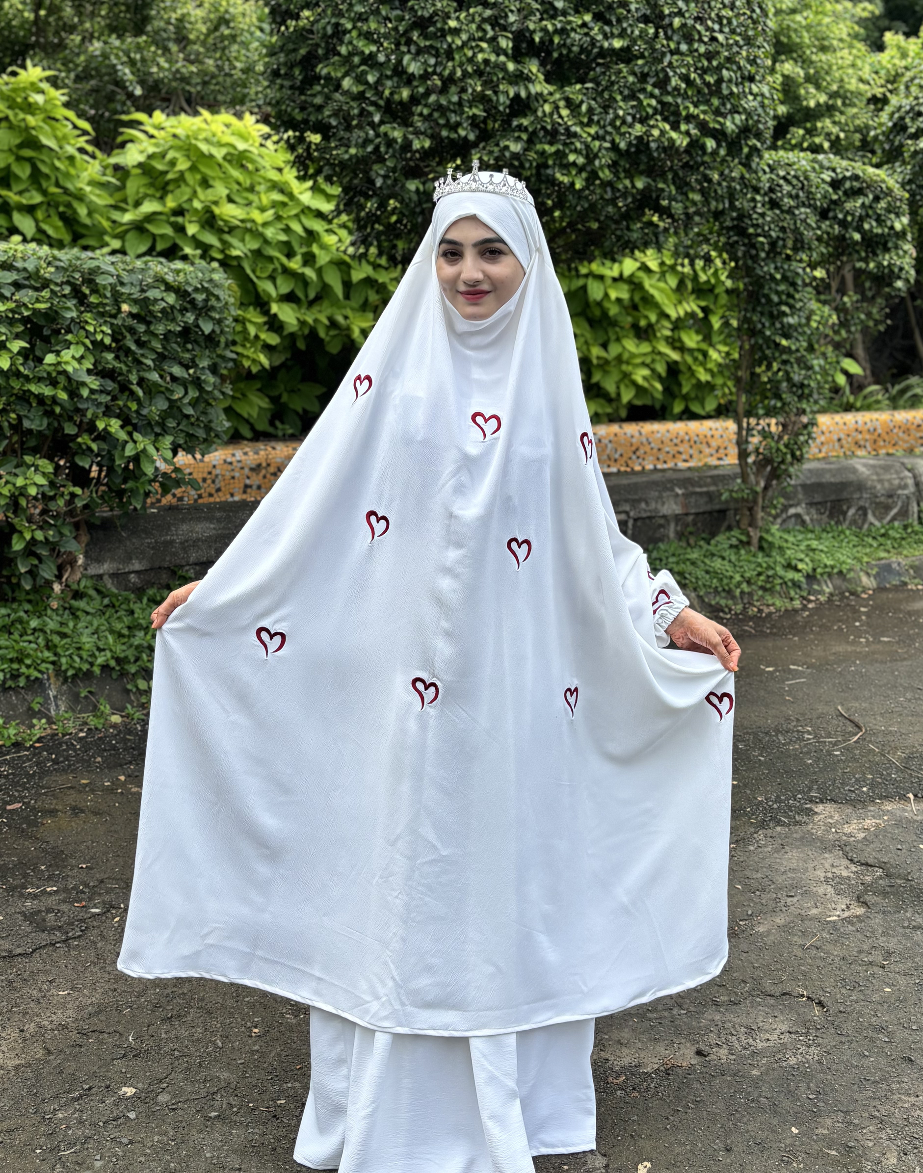 Qalb Shehwar Jilbab (White) - Image 4