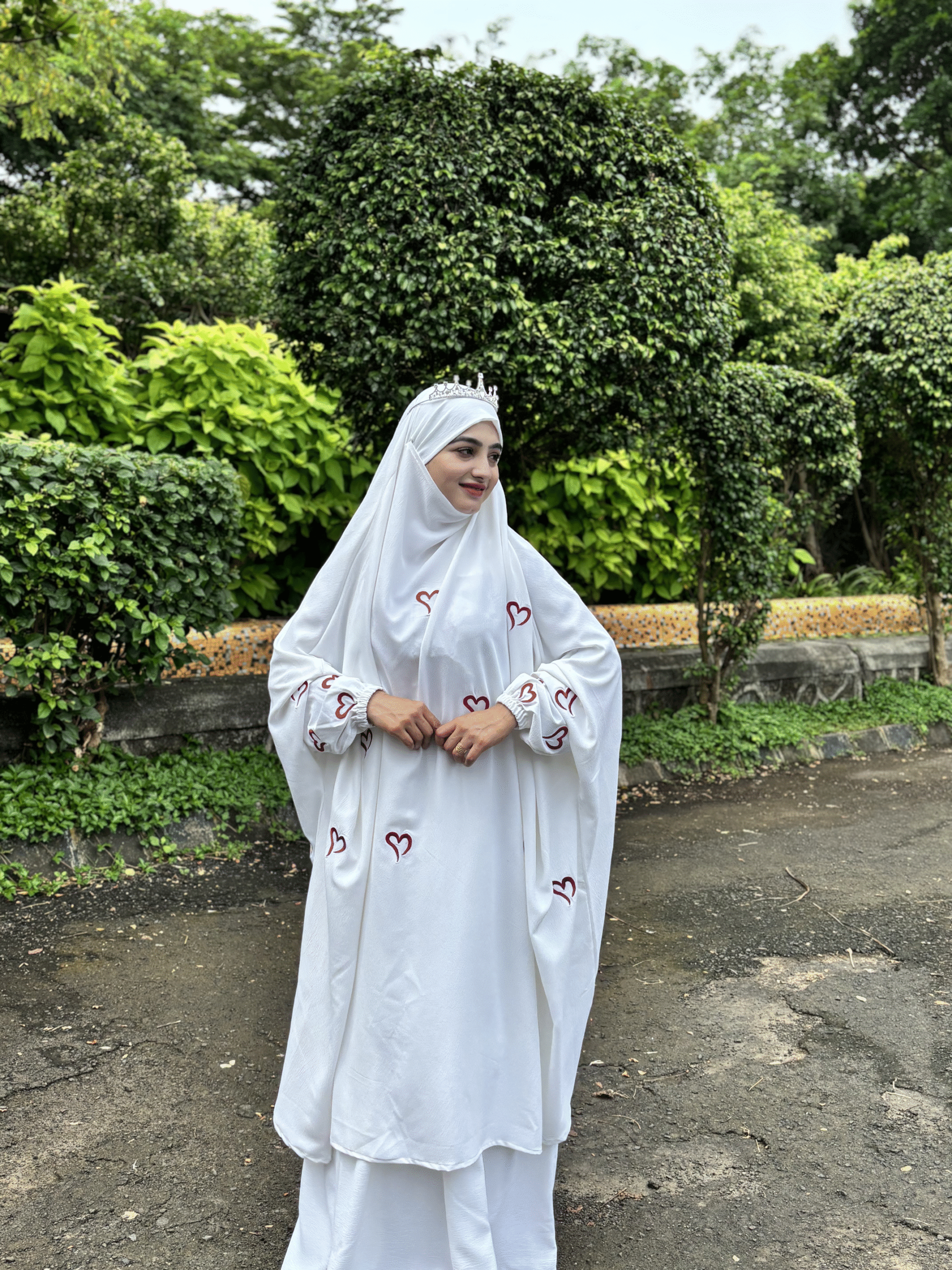 Qalb Shehwar Jilbab (White) - Image 5