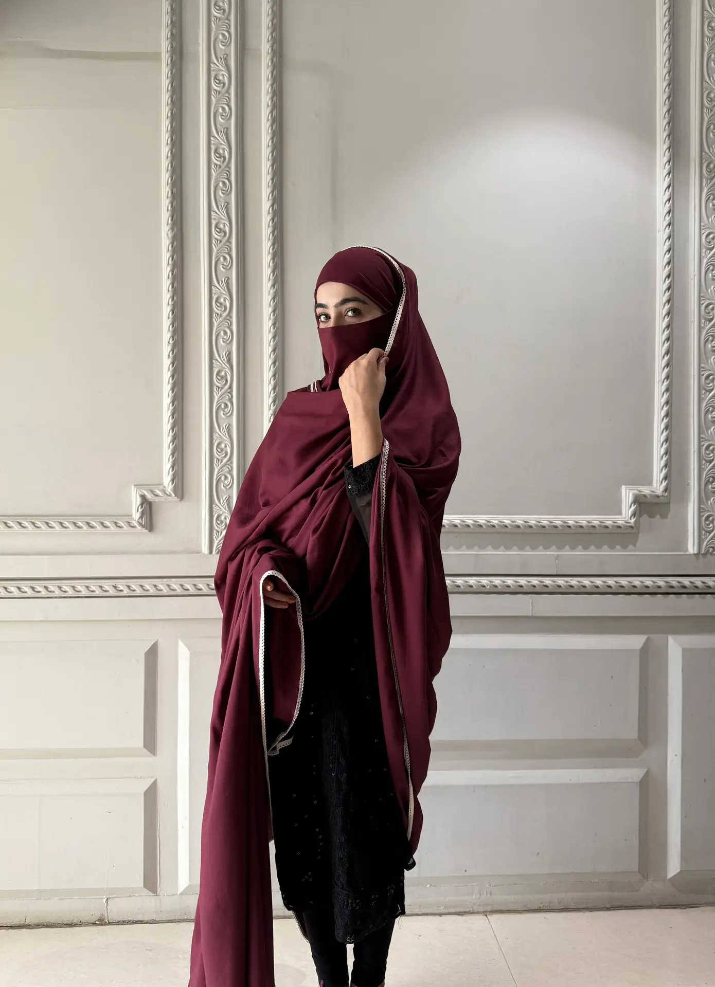 Haya Chadar (Maroon) - Image 3