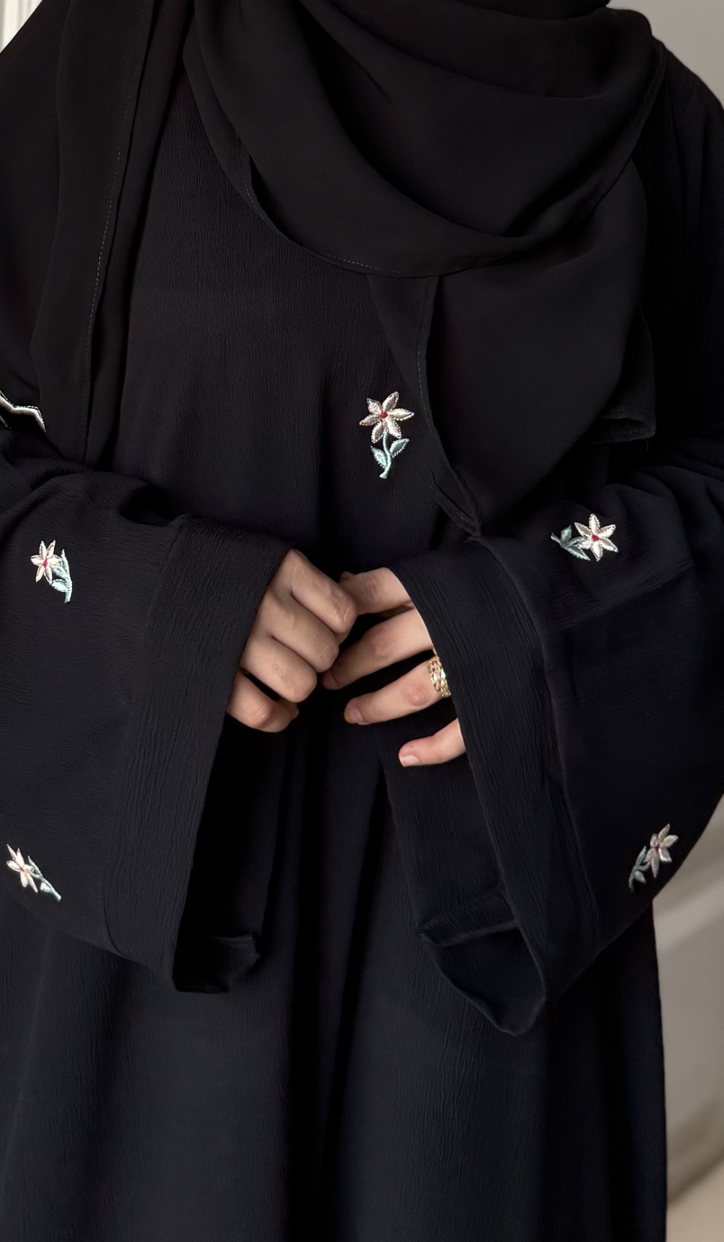 Layali black Abaya - Image 4