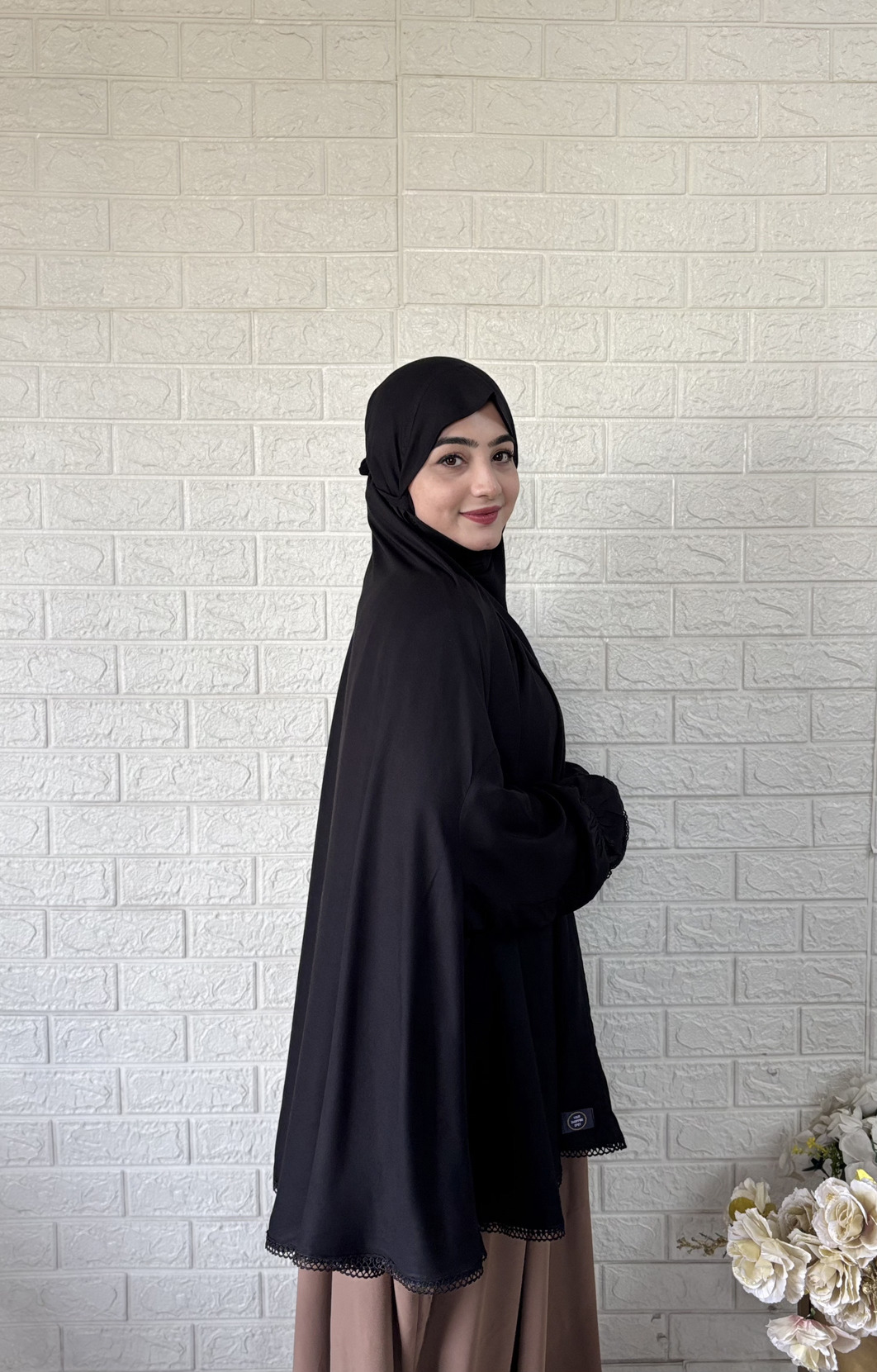 Namaz Makhna With Sleeve (48" Black) - Image 3