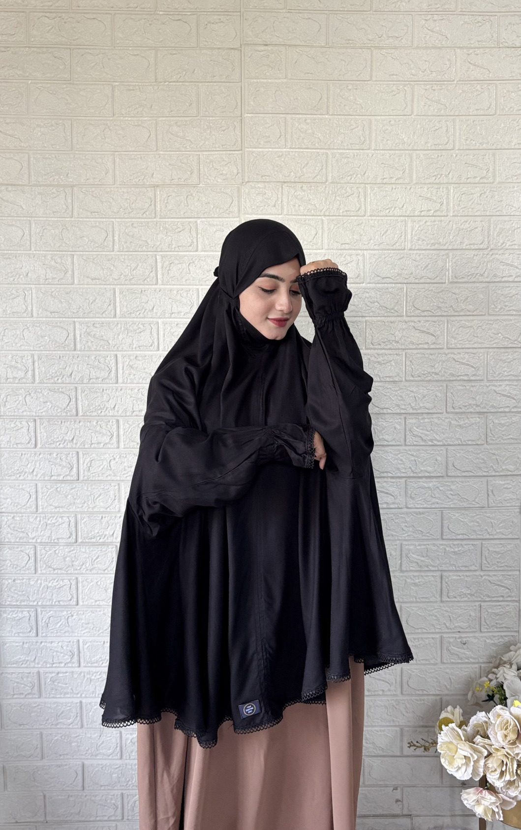 Namaz Makhna With Sleeve (48" Black)