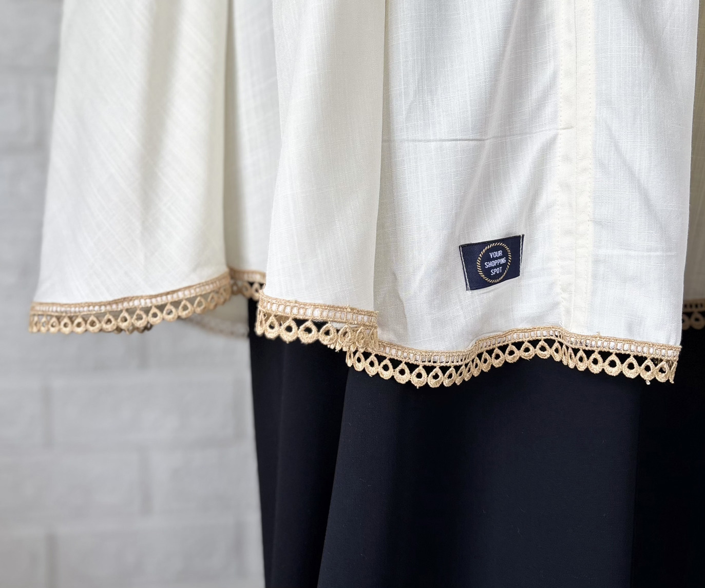 Namaz Makhna With Sleeve (48" Cream) - Image 4