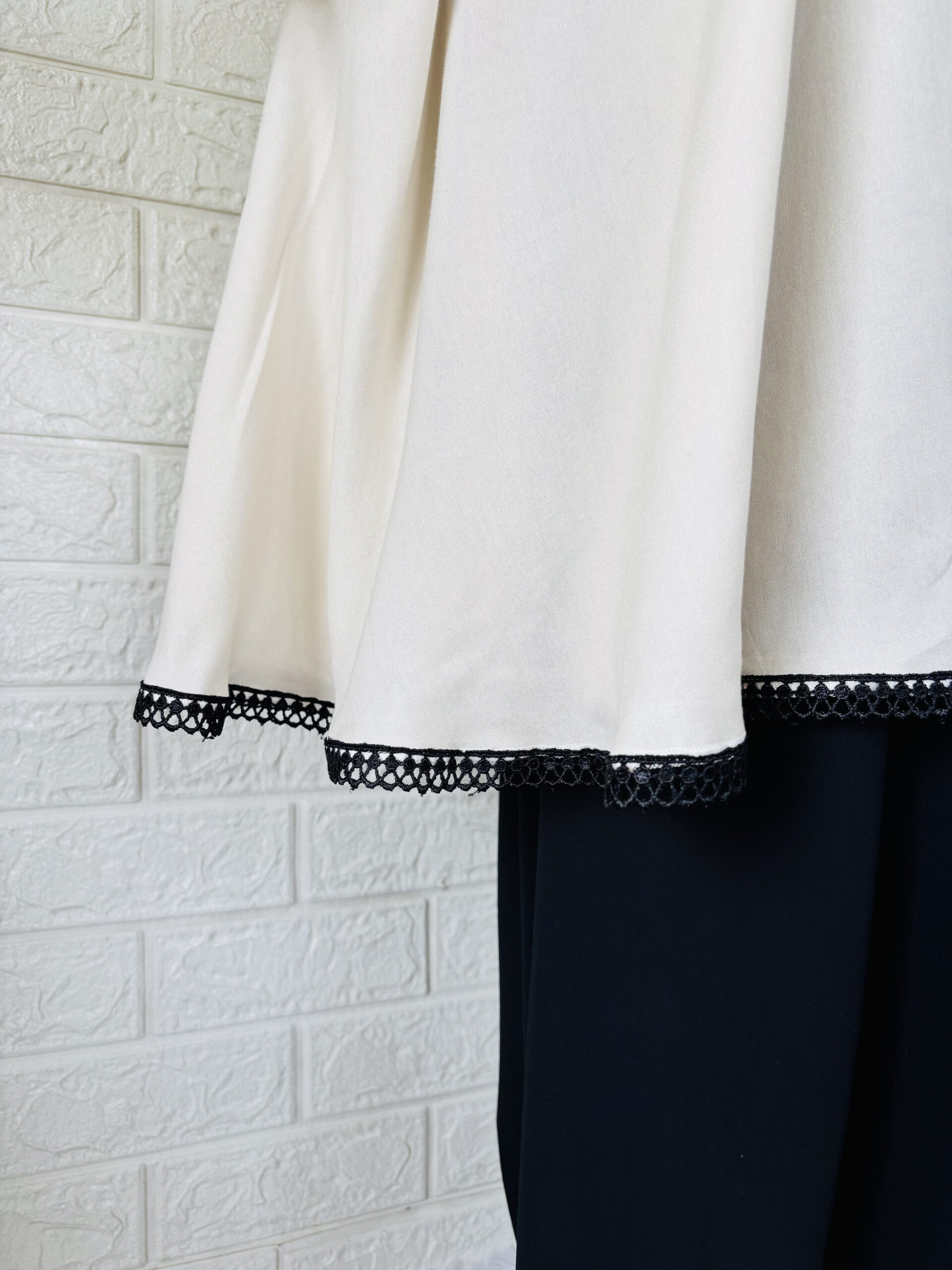 Namaz Makhna With Sleeve (40" Cream Beige) - Image 5