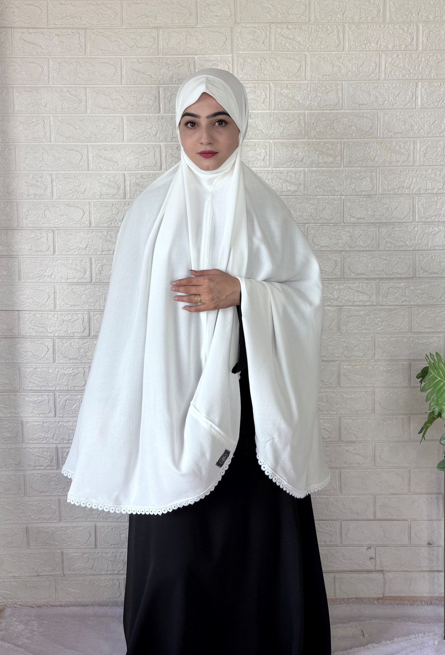 Namaz Makhna without Sleeve (48" White) - Image 2