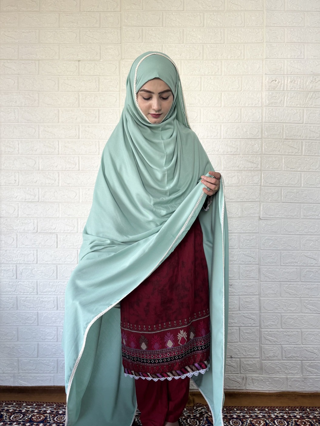 Haya Chadar (Sage Green) - Image 3