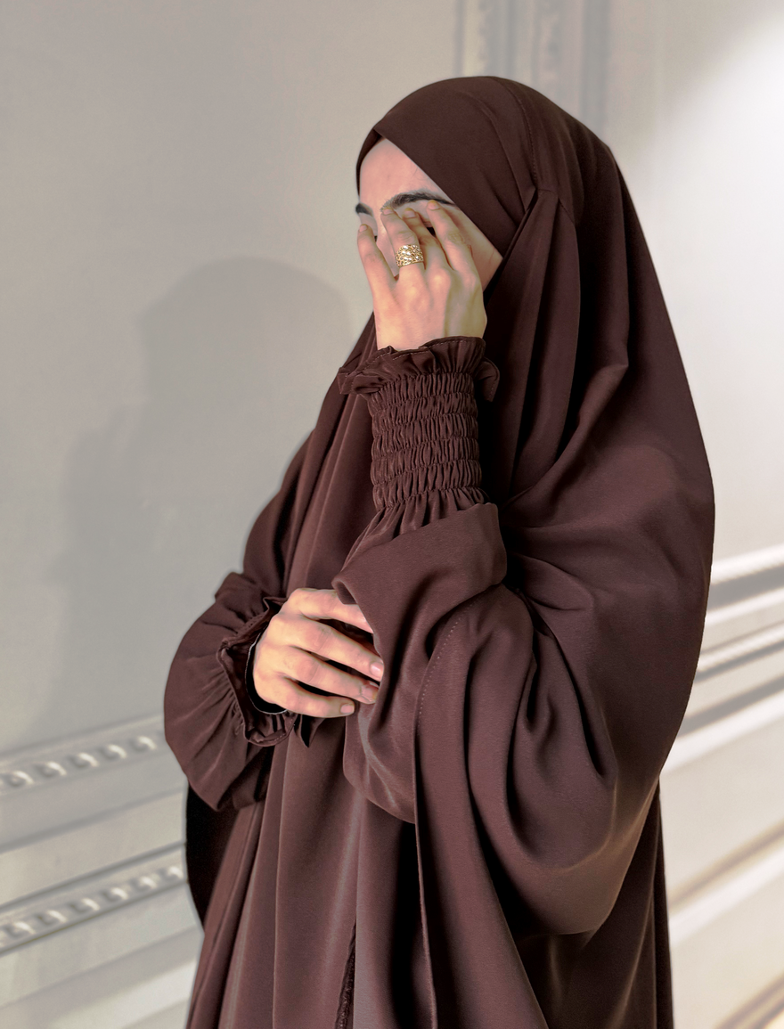 Husn Abaya (Coffee Brown) - Image 5