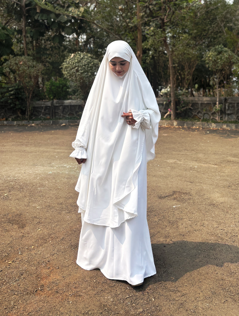 Husn Abaya (White) - Image 2