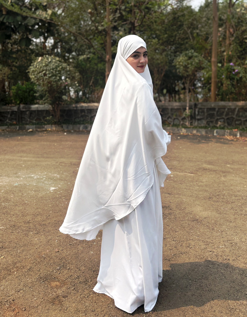 Husn Abaya (White) - Image 3