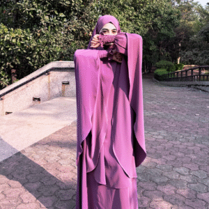 Husn Abaya (Mauve Purple)