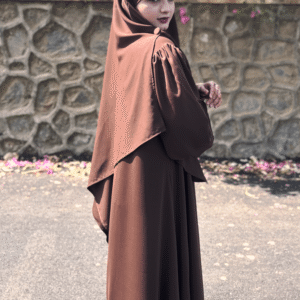 Malikah Abaya (Brown)
