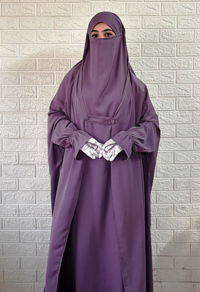 Nigar Jilbab (Violet) - Image 2