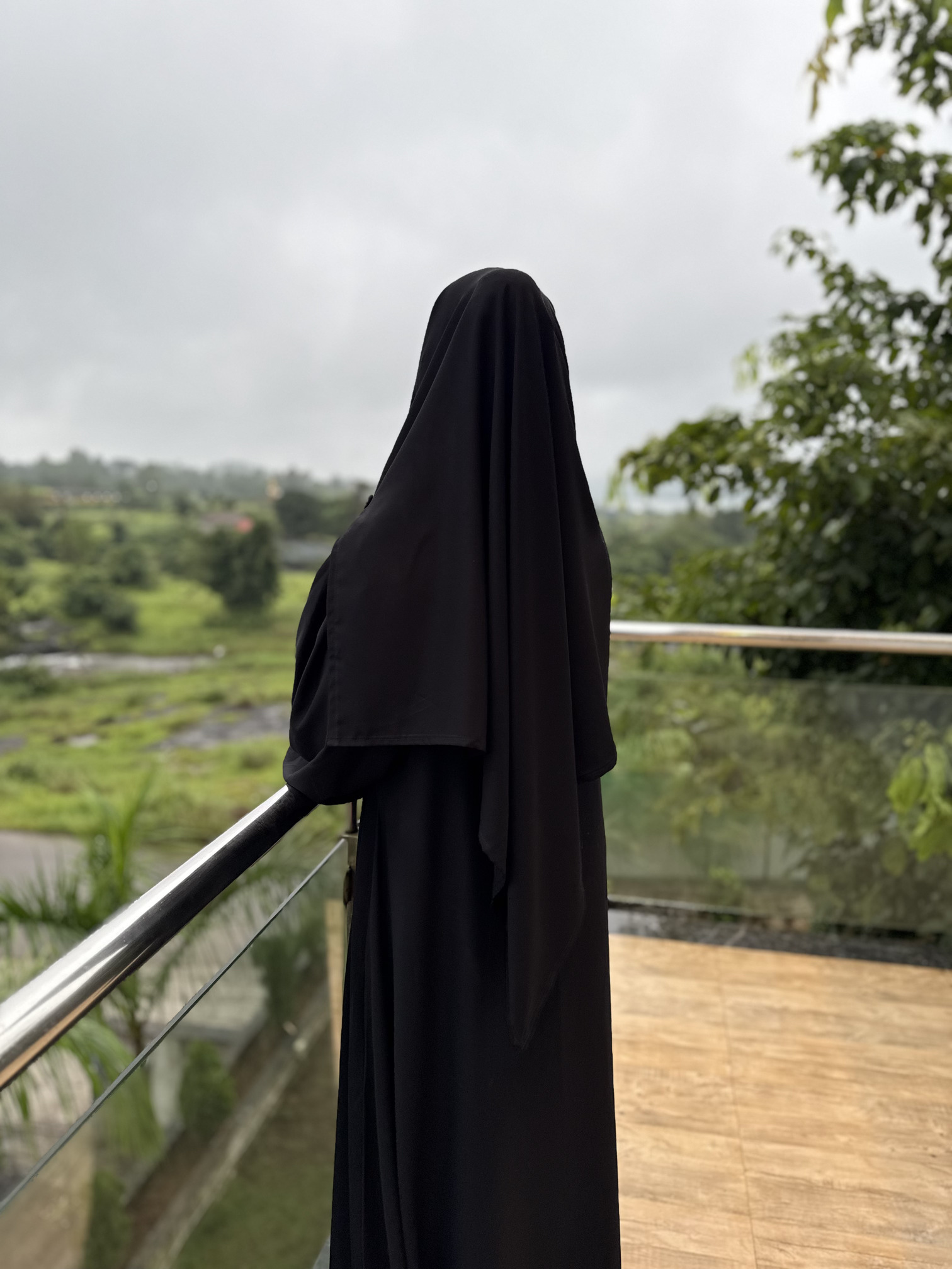 Malikah Abaya (Black) - Image 5