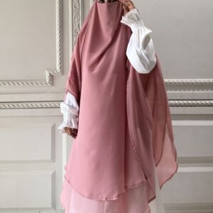 Jannah Abaya (Dreamy Pink)