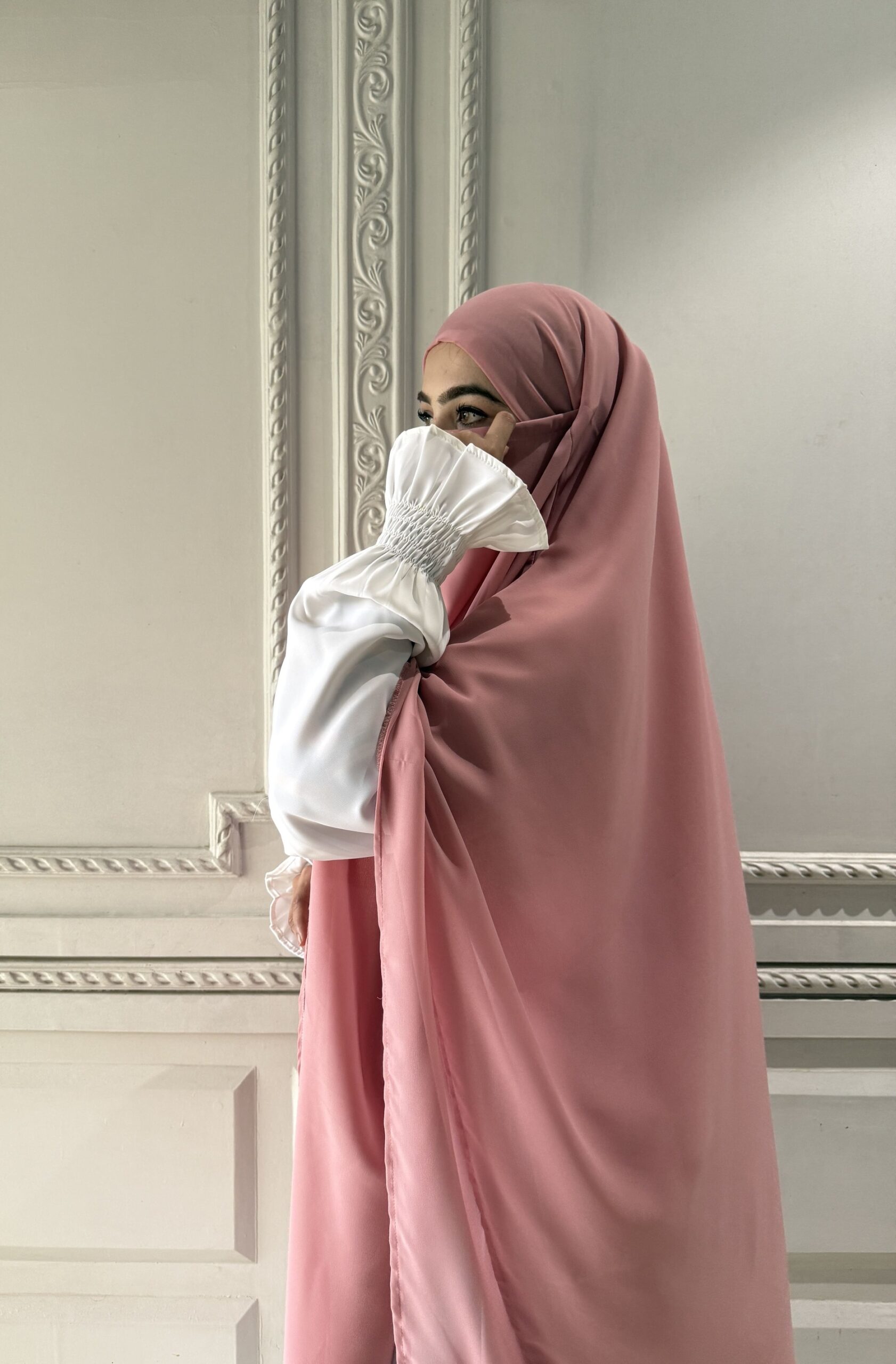 Jannah Abaya (Dreamy Pink) - Image 2