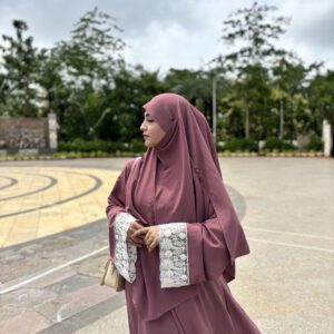 Saher Abaya (Blush Pink)