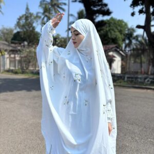 Pearl Handwork jilbab