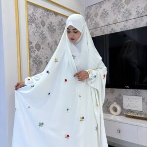 Premium Zuhur Shehwar Jilbab (White)