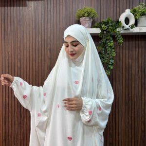 Qalb Zahri handwork Jilbab