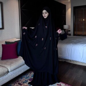 Boho Chick Shehwar Jilbab (Black)
