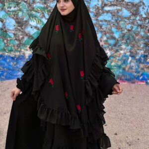 Al Jalilah Khimar (black)