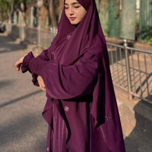 Aswad Khimar (Purple)