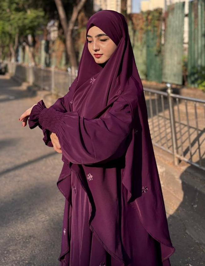 Aswad Khimar (Purple)